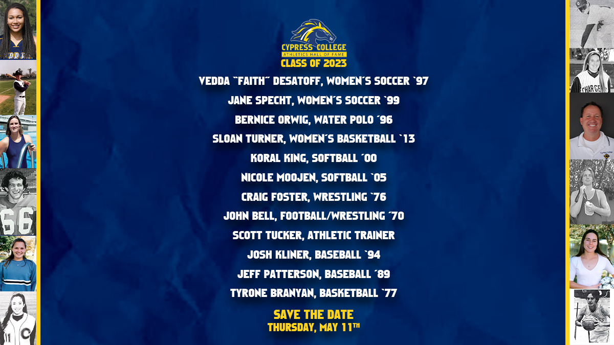 Cypress College Athletics Hall of Fame Class of 2023