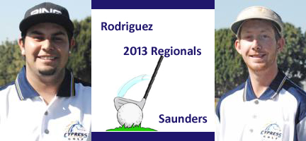 Rodriguez and Saunders qualified for Regionals