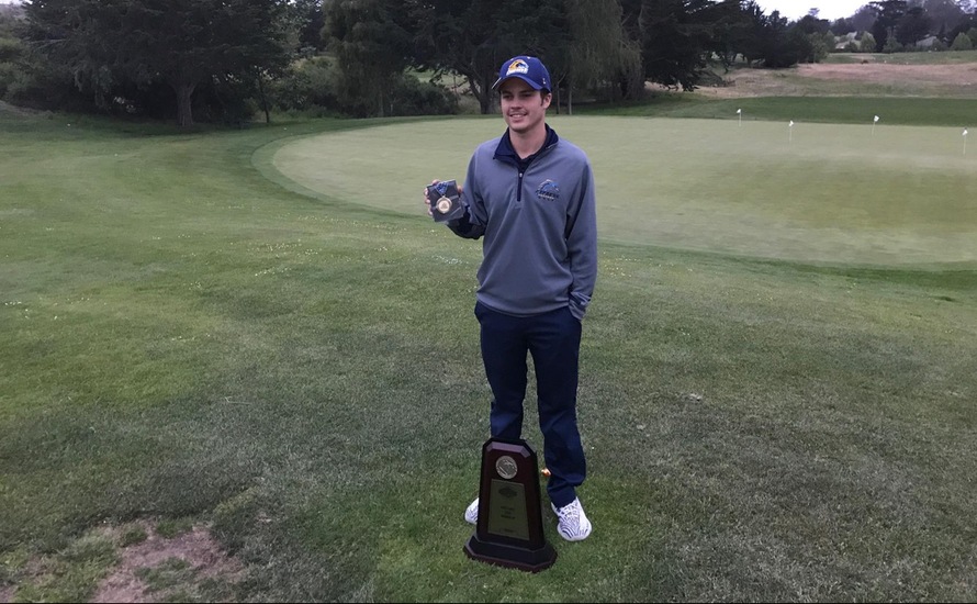 Men's Golf: Dylan Hall Captures Individual State Title, Chargers Finish 2nd