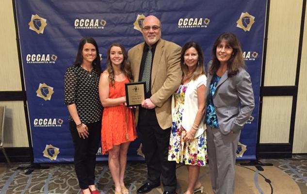 Megan Hanson Named '13-'14 CCCAA Scholar Athlete of the Year