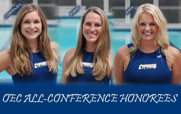 Stephensen, Burke & Leach Earn All-Conference Water Polo Honors