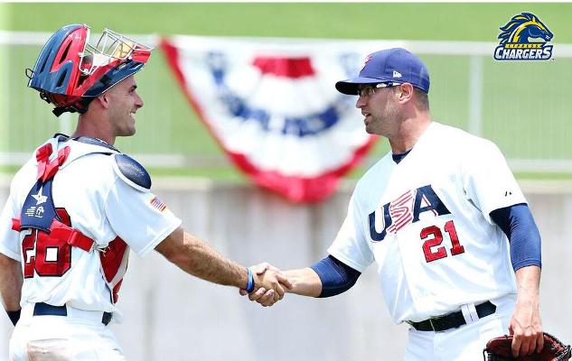 Former Charger David Huff Pitching for Team USA at Pan Am Games