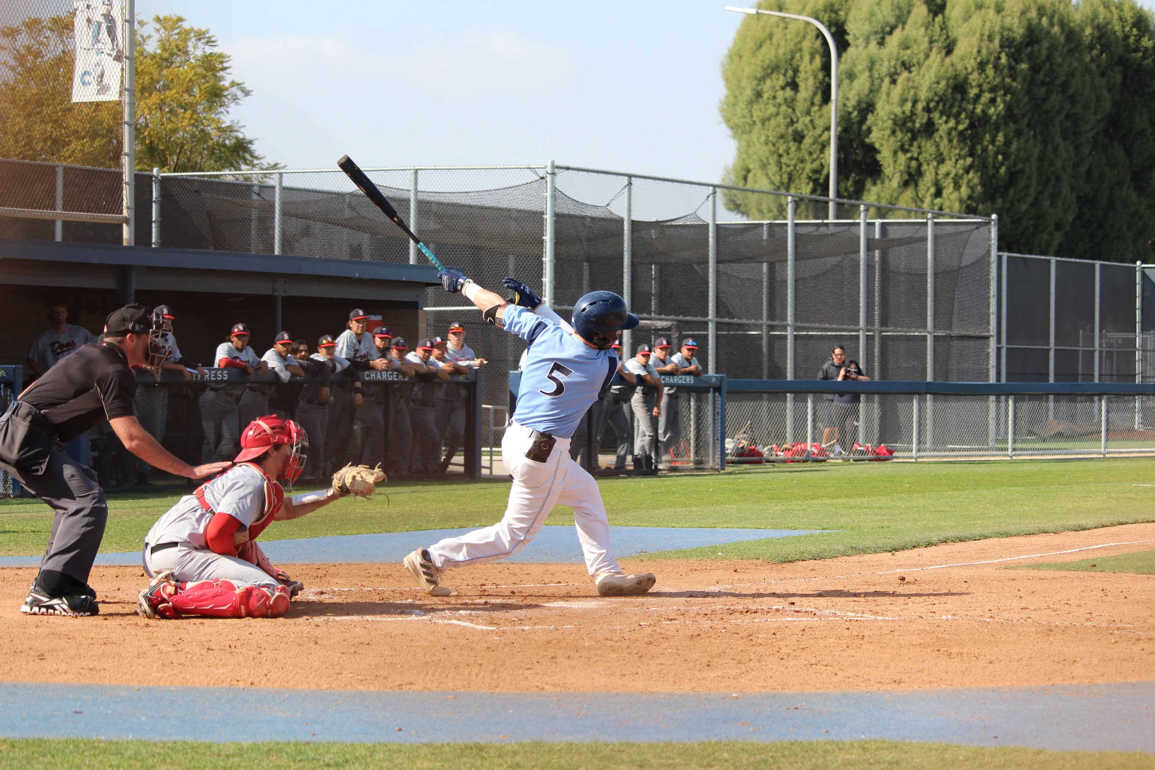 Chargers Late Home Run Makes it Two in a Row Over Santa Ana