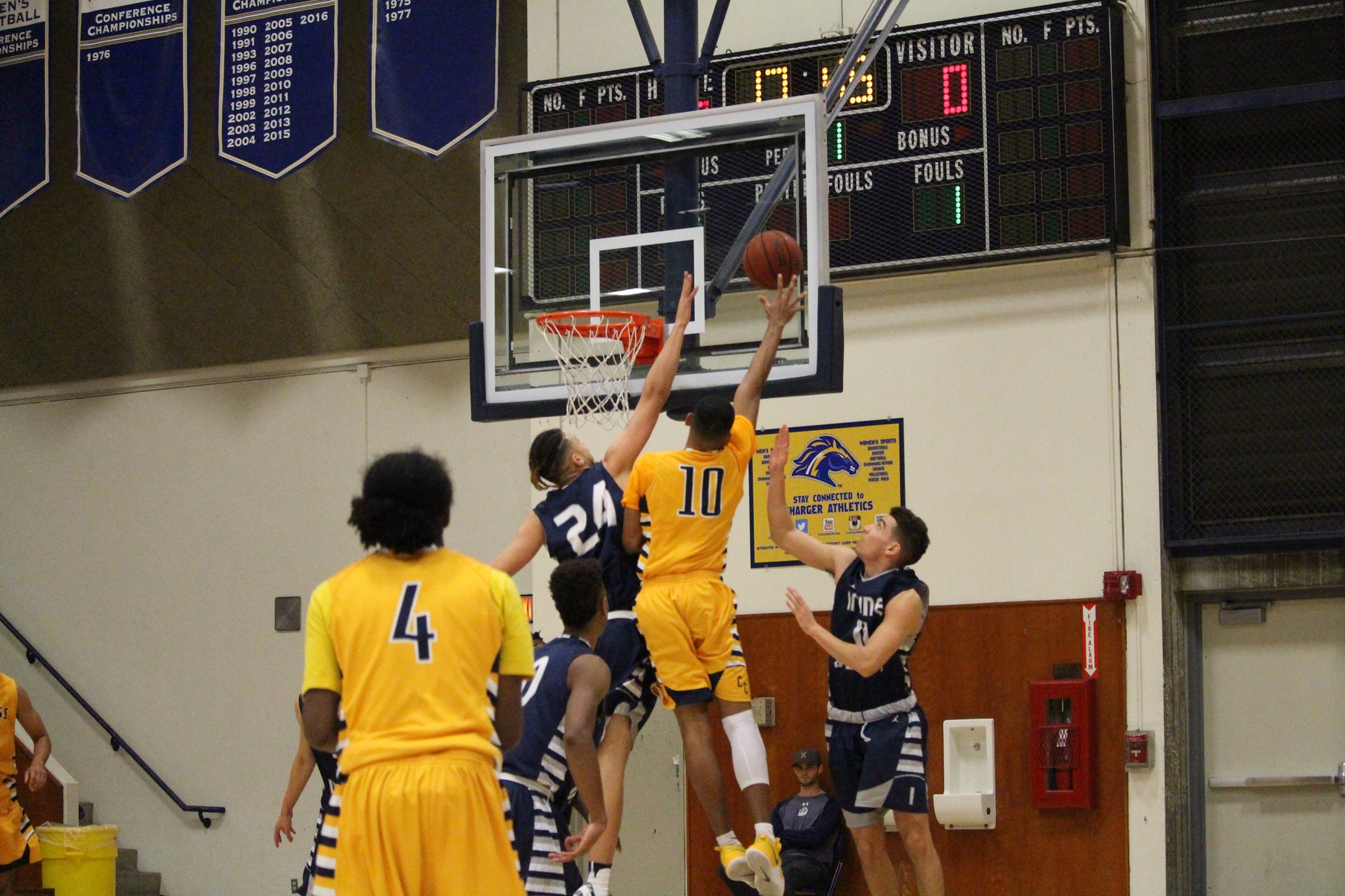 Chargers Lock Down Lasers In OEC Home Opener, 61-55