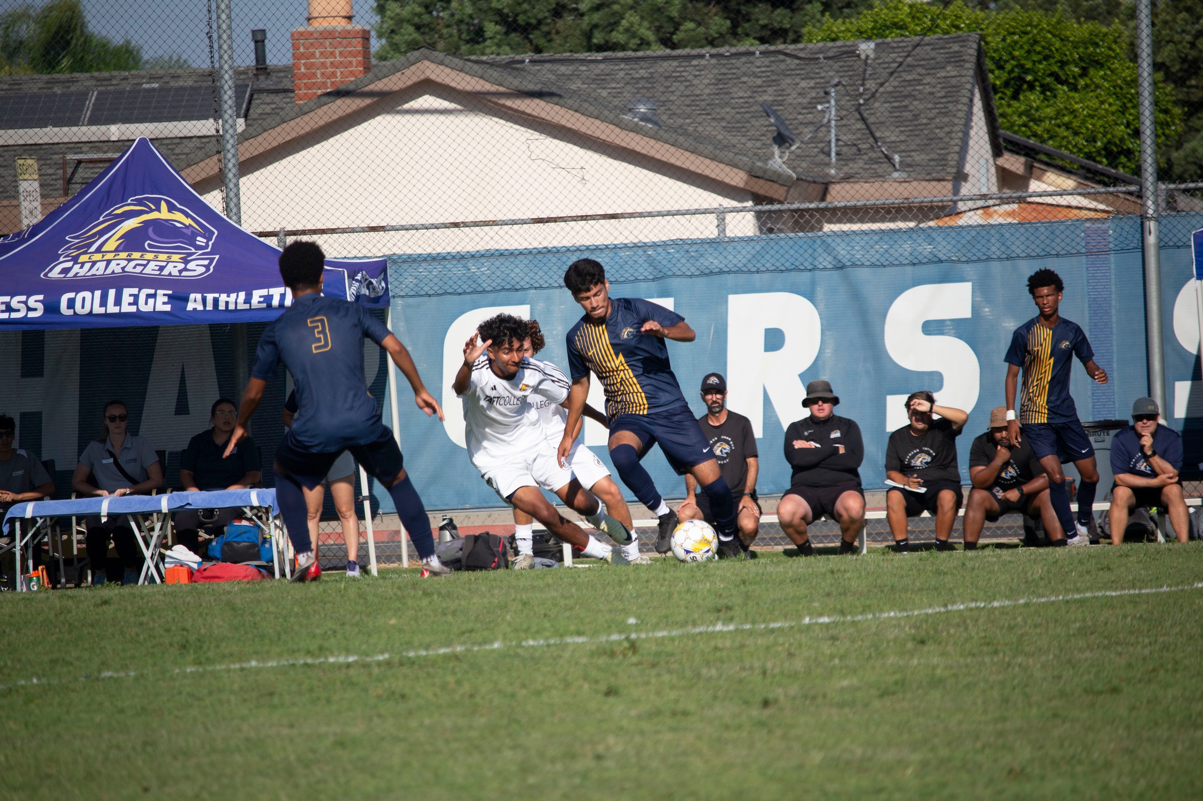 Cypress Chargers Men's Soccer Kicks Off Season with 1-1 Draw Against Taft College Cougars