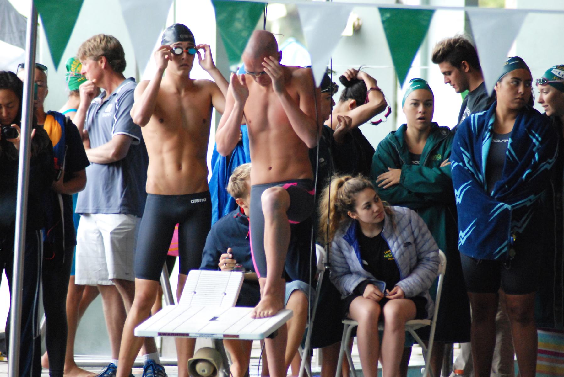 Men's Swim & Dive End Season at CCCAA State Championships