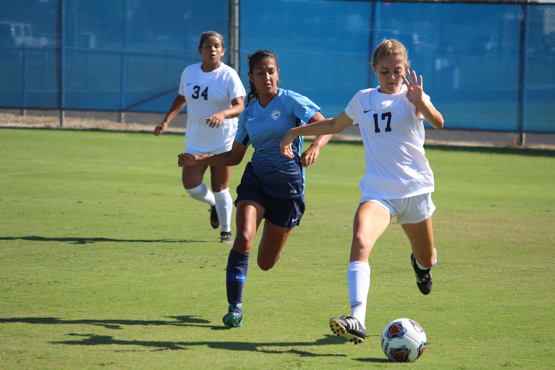 Lady Chargers Knock Off No. 10 Fullerton, 3-0