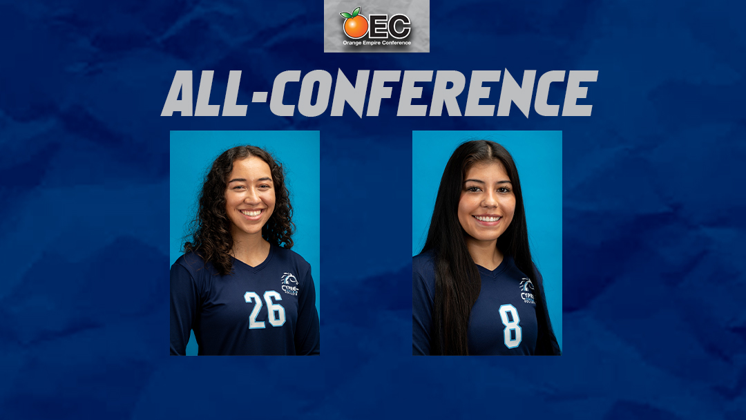Two Women's Volleyball Players Selected to All-Conference Team