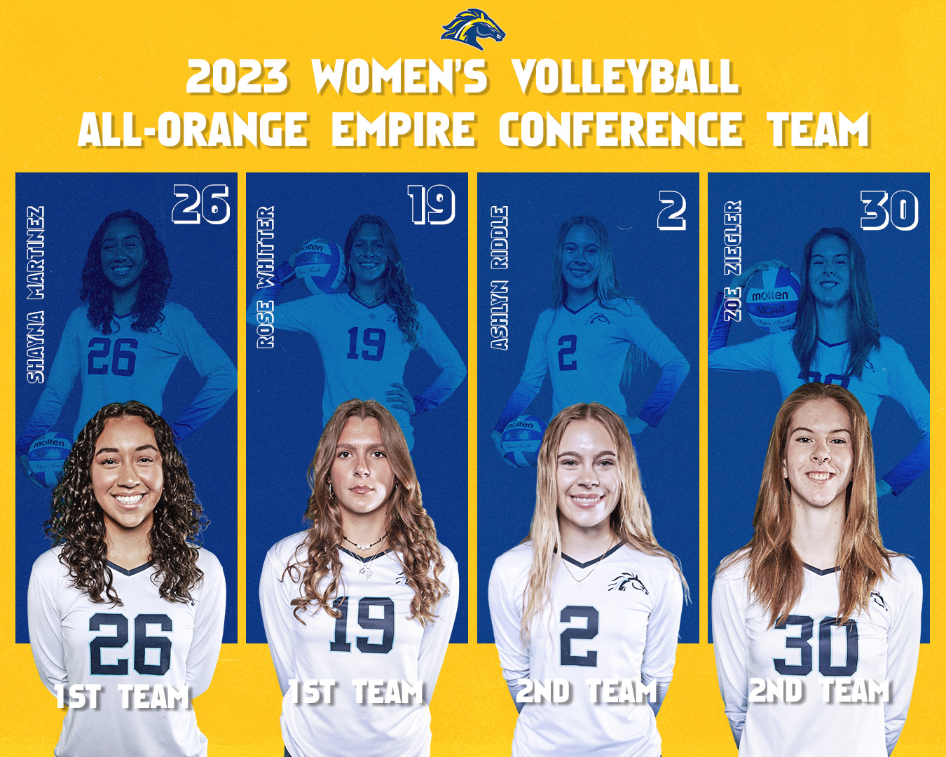 Women's Volleyball All-Orange Empire Conference Awards